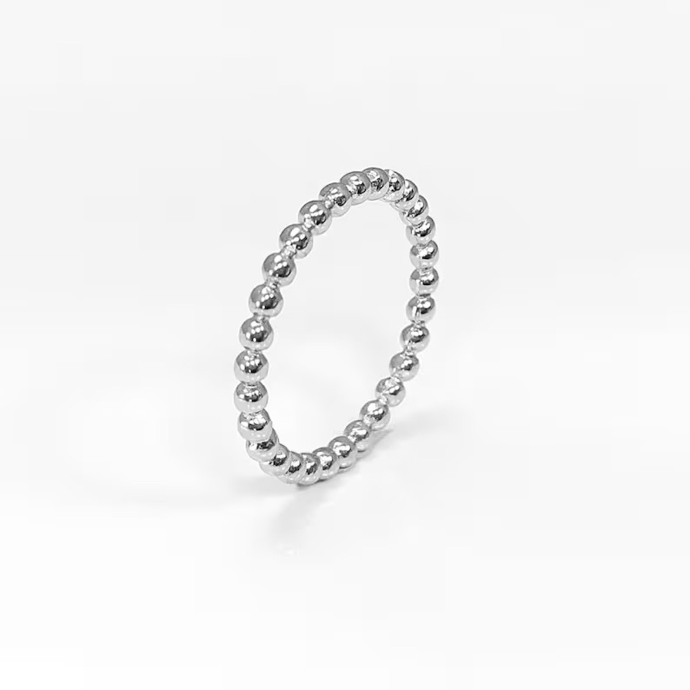 Pandora Silver Beaded Ring